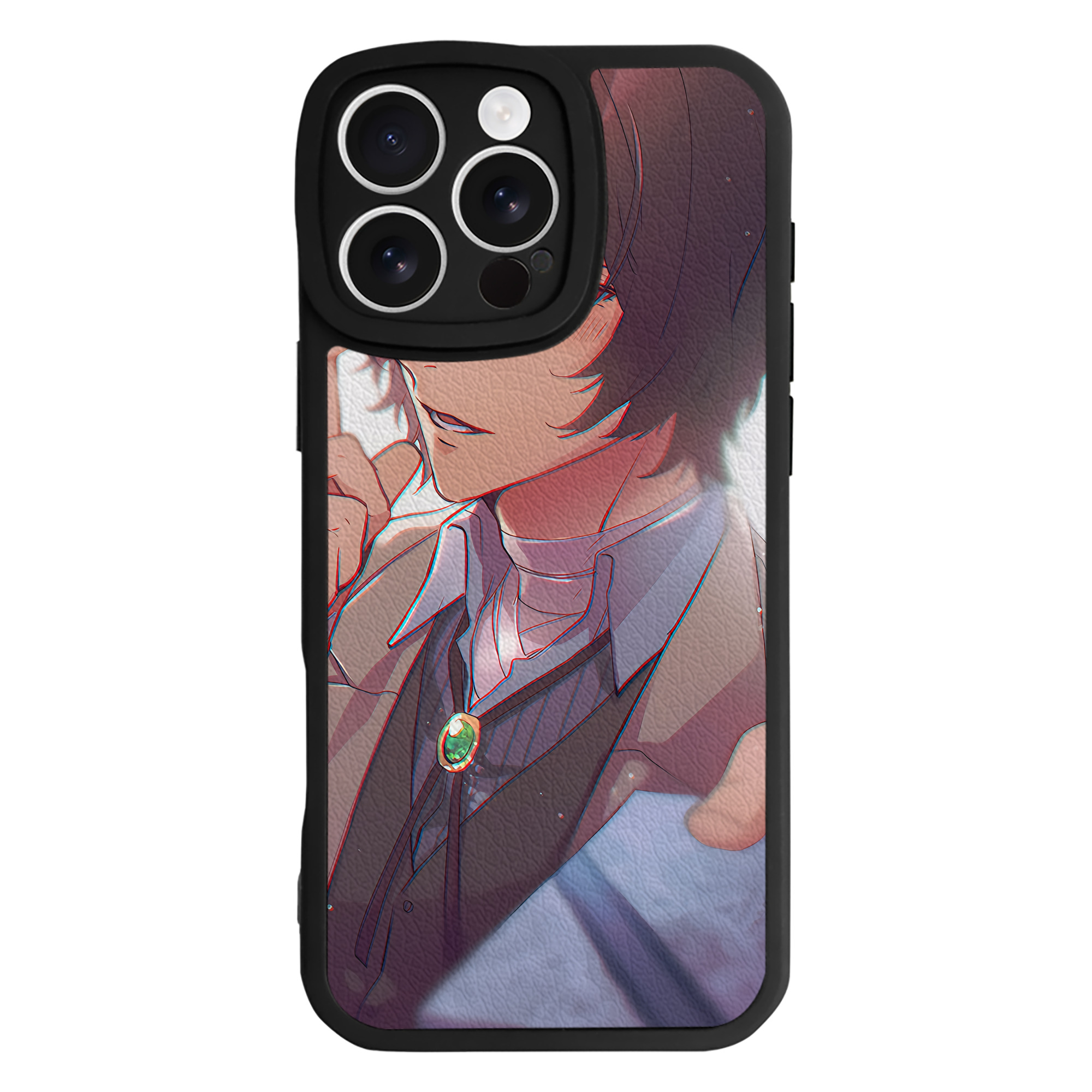 （画像用） 文豪ストレイドッグス Bungo Stray Dogs 【iPhone 16シリーズ対応】シリコンスマホケース（レザー調） 材質：シリコン